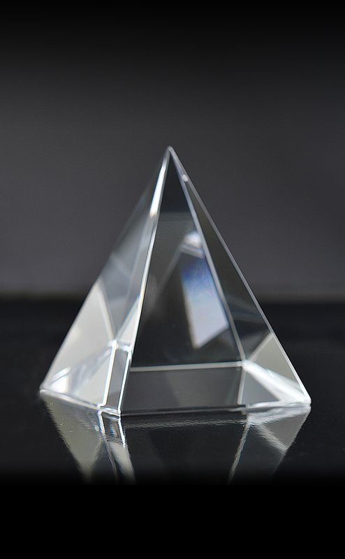 Small Pyramid Paperweight 3