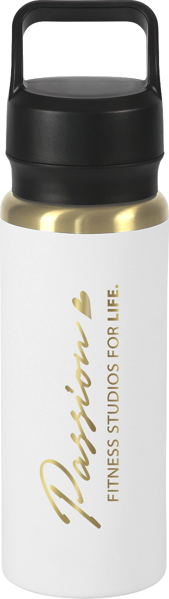 28oz Urban Peak® Dual Top Gold Water Bottle, custom water bottle with logo imprint 26