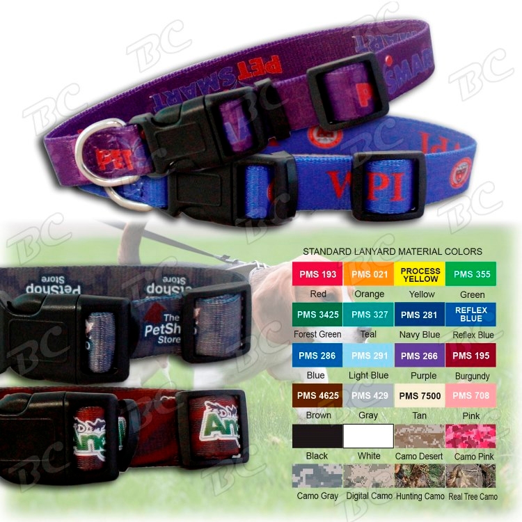 Free Shipping Sublimation Low MOQ. 3/4"w Full Color Dog Collar 3