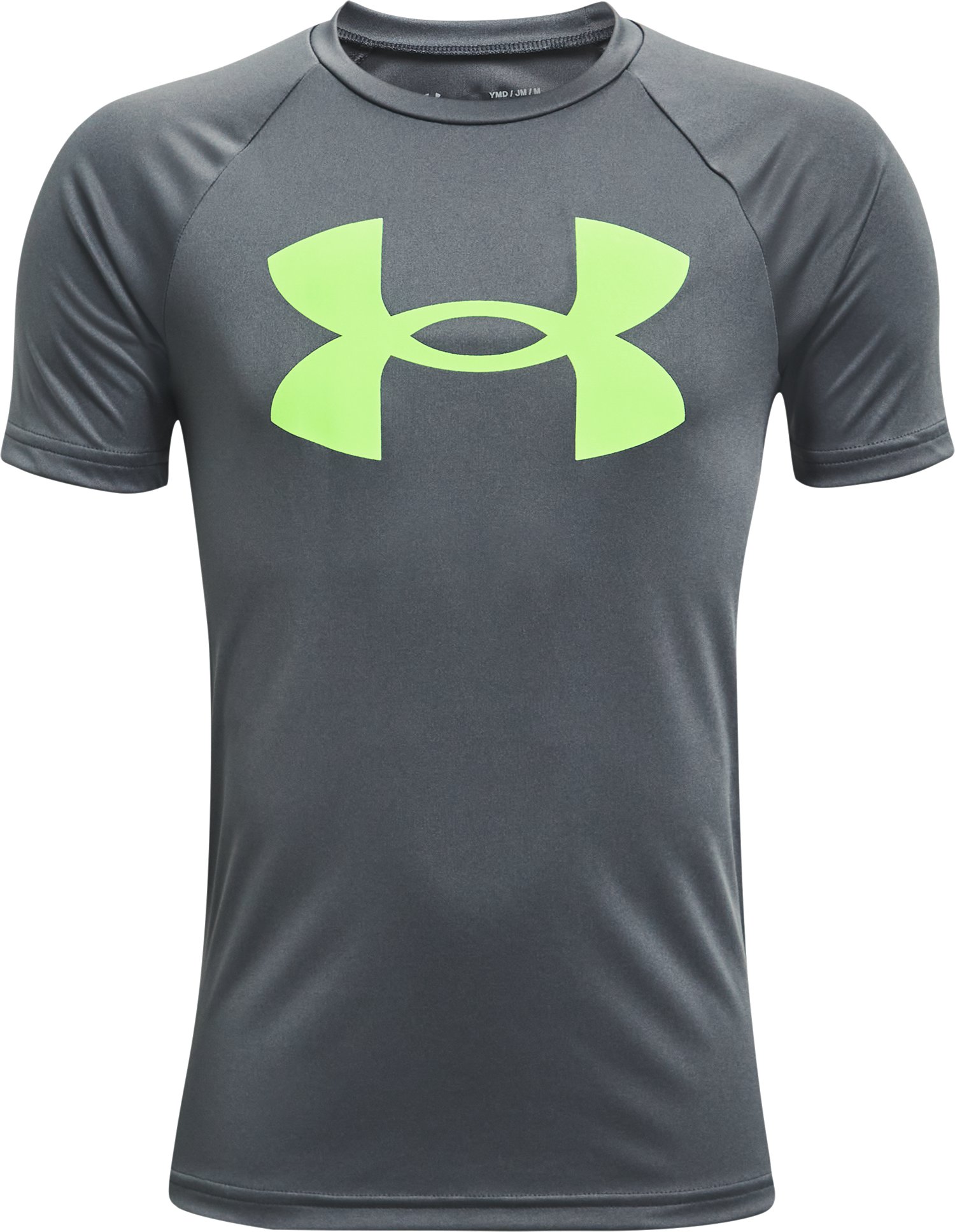 UA Tech Big Logo Boys' Short Sleeve 4
