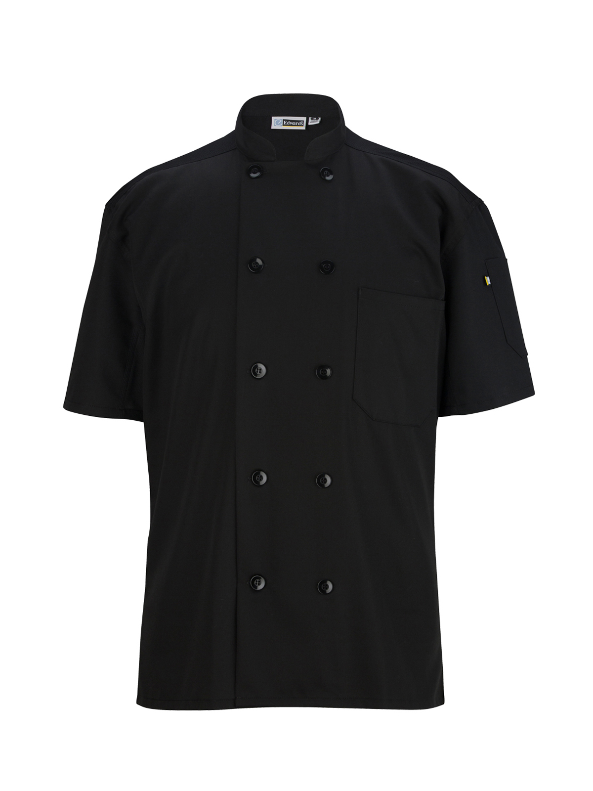 Edwards Industries - Unisex 10-Button Mesh-Back Chef Coat 5