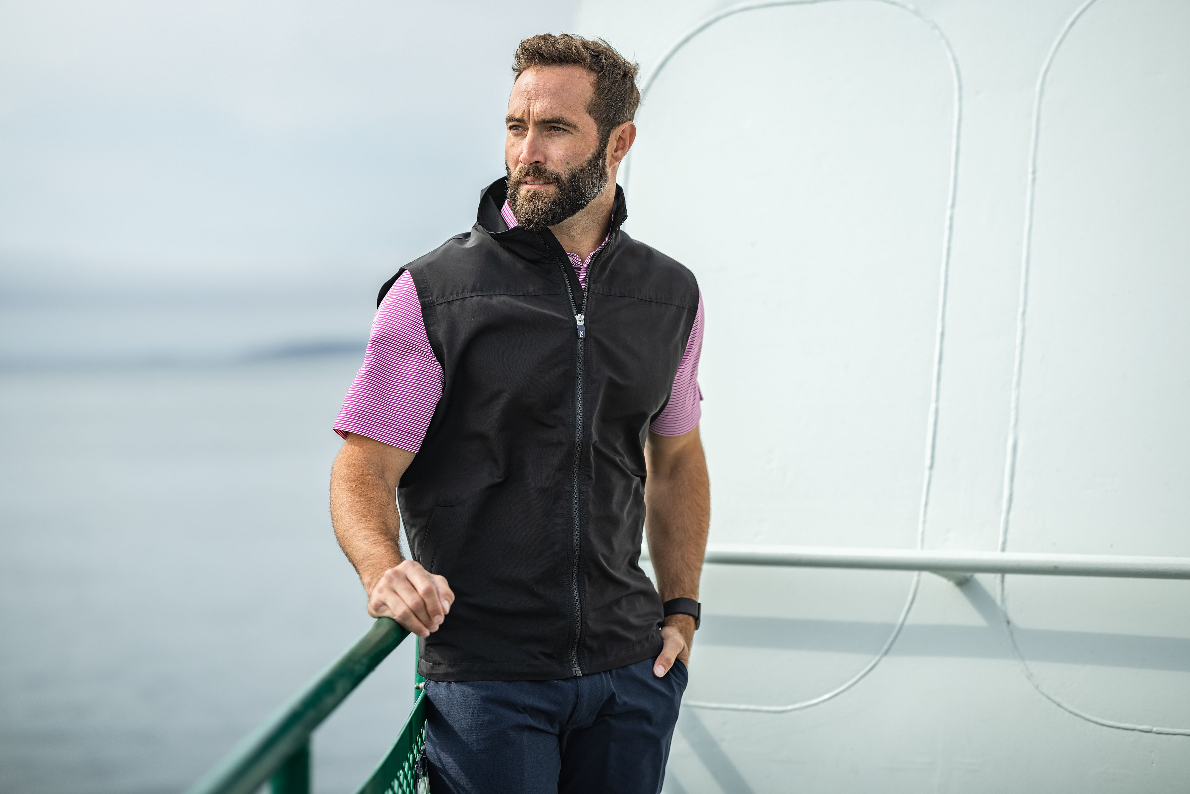 Charter Eco Recycled Mens Full-Zip Vest