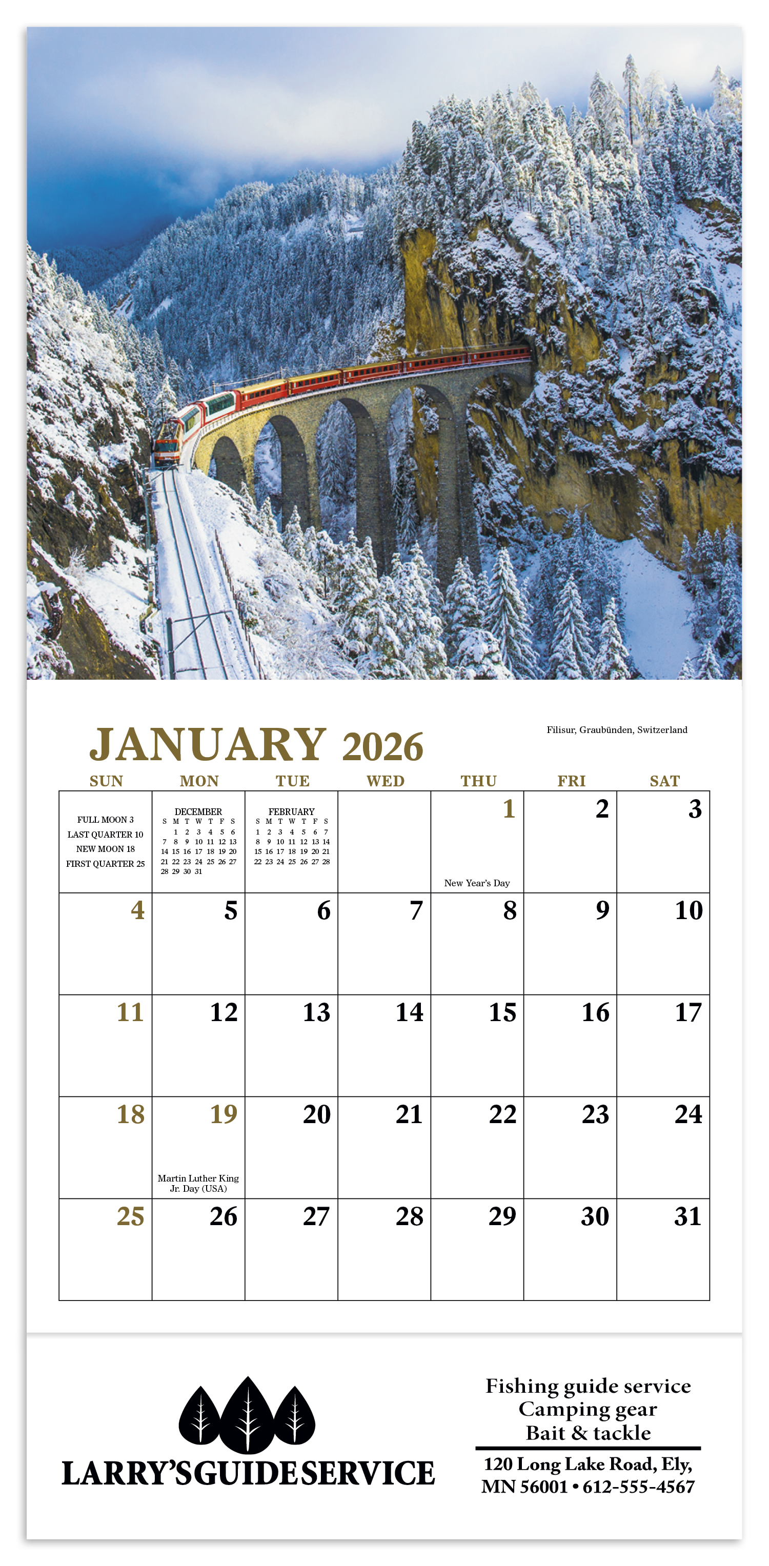 Good Value™ Glorious Getaways - Mini Calendar 11