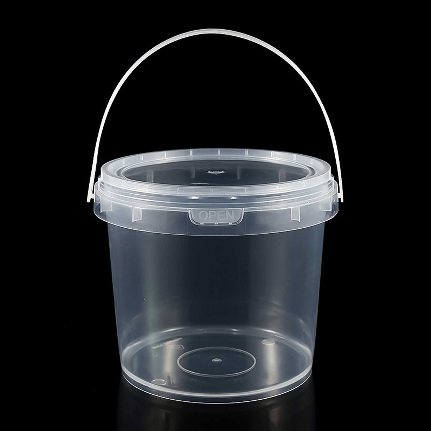 Pet Snack Storage Bucket - 500g Plastic Handled Container 5