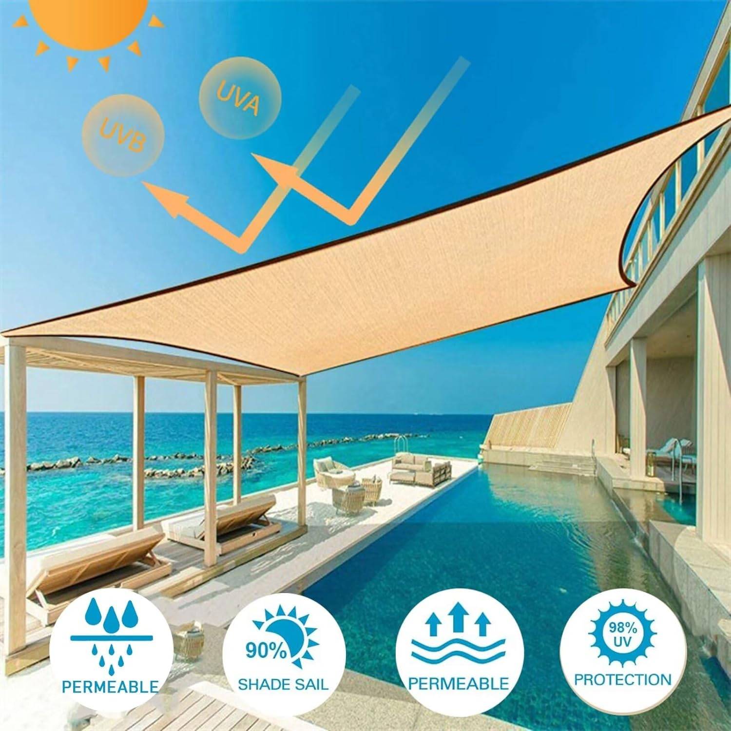 High-Density Sunshade Net for Outdoor Comfort 3