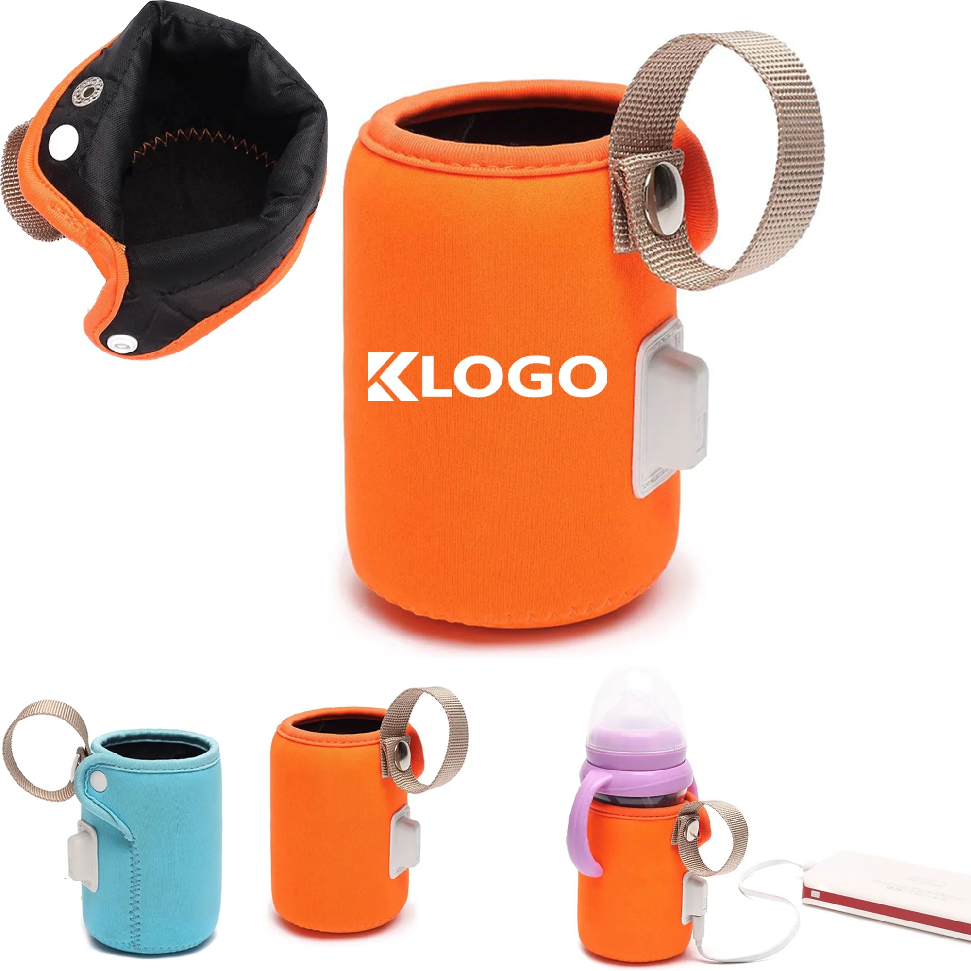 Thermostatic USB Feeding Bottle Warmer Sleeve Cover 3