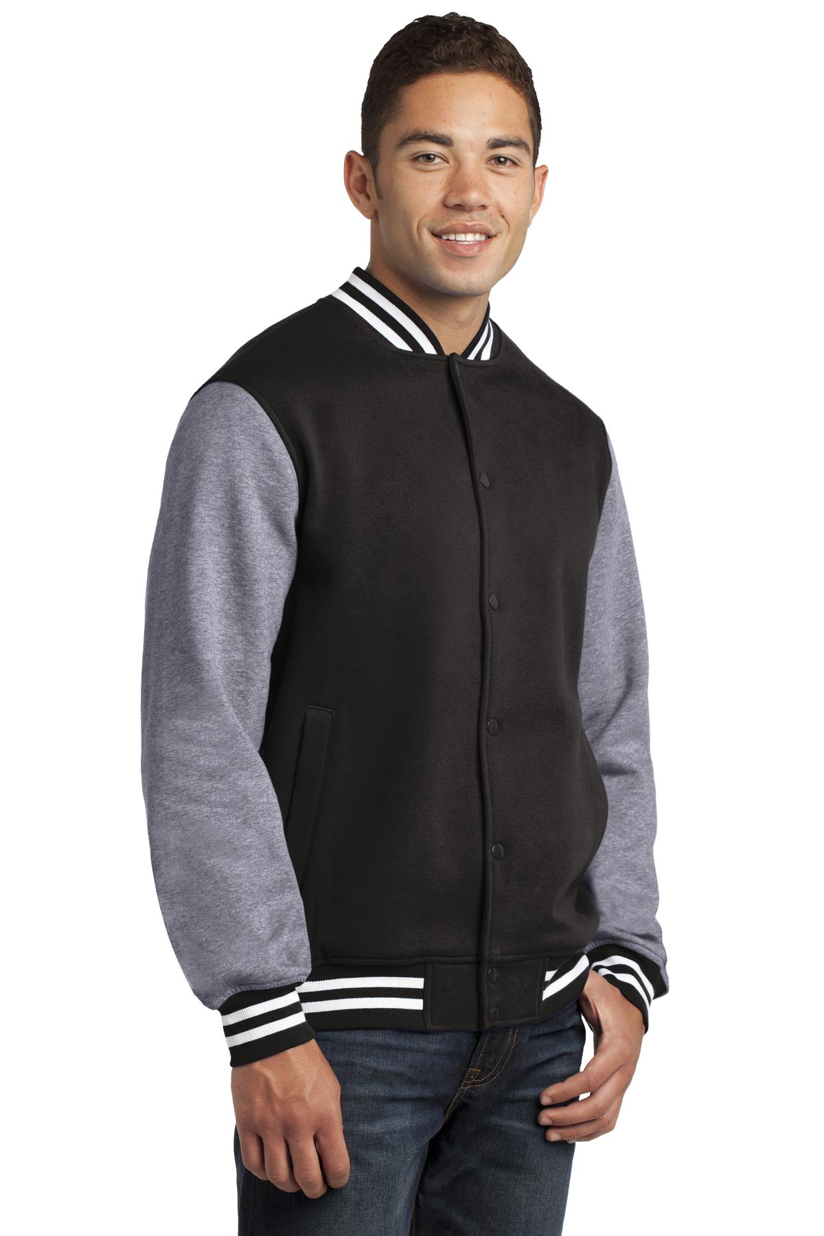 Fleece Letterman Jacket