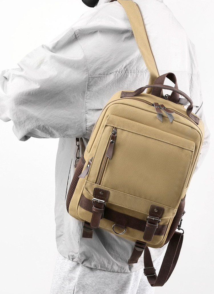 Canvas Cross-body Bag Anti-Theft For Women Men 5