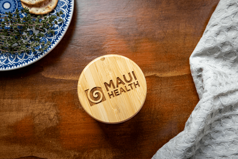 6 oz Round Salt Bamboo Box 34