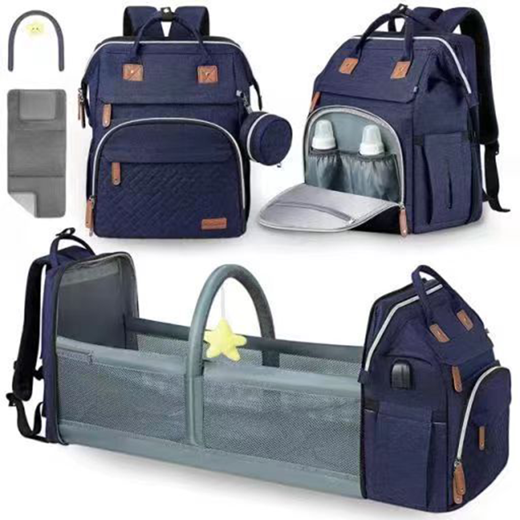 Mommy Backpack With Usb Charging Port 6