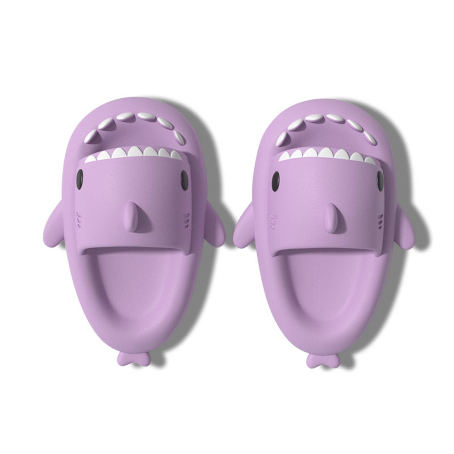 Indoor Non-slip Thick Sole Shark Slippers 1