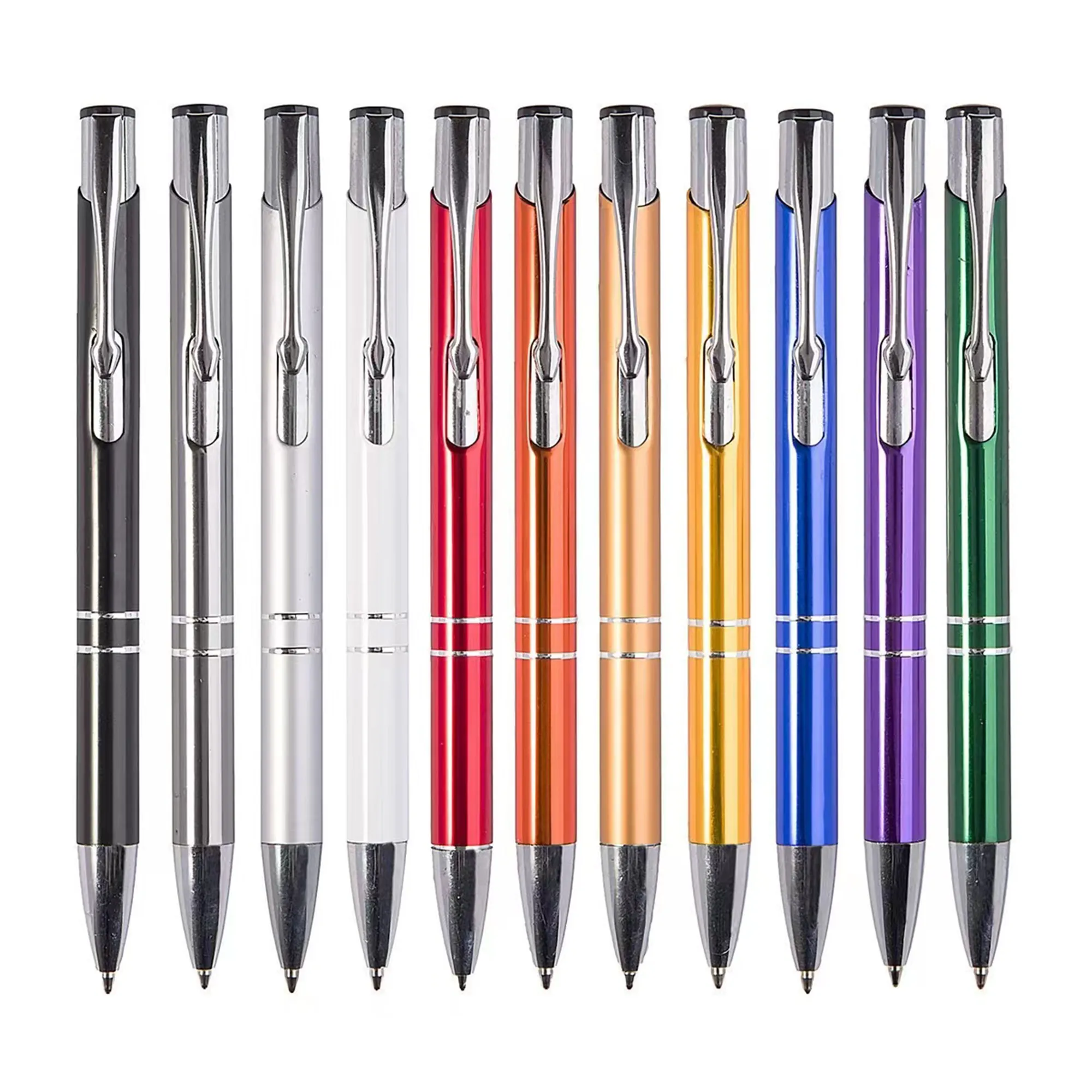 Aluminum Click Action Ballpoint Pen
