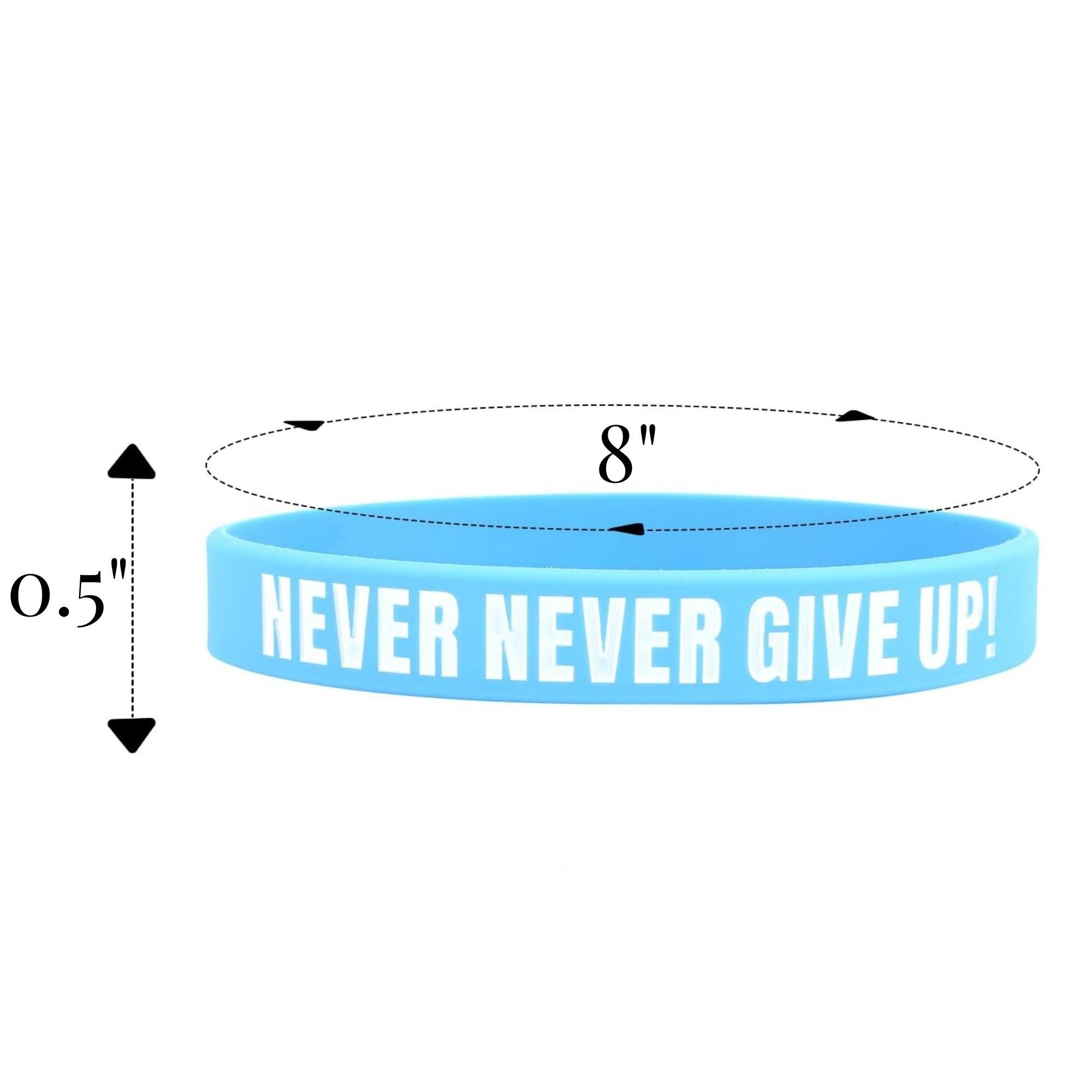 Custom Solid Color Silicone Wristband 2