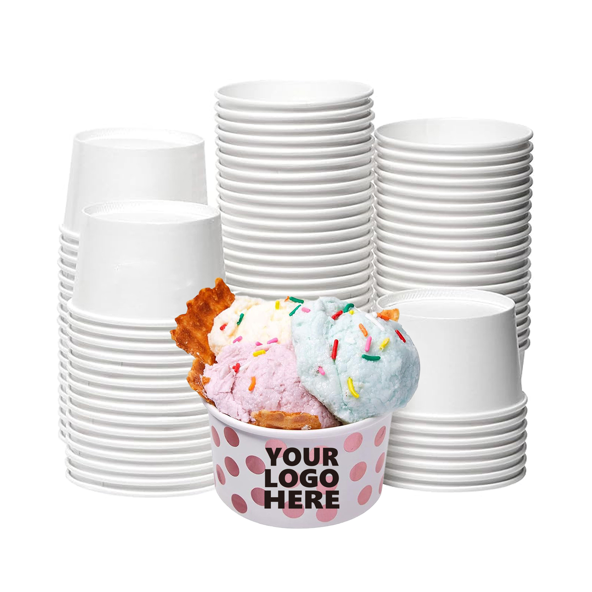 Eco-Friendly 5oz Paper Dessert Bowl 3