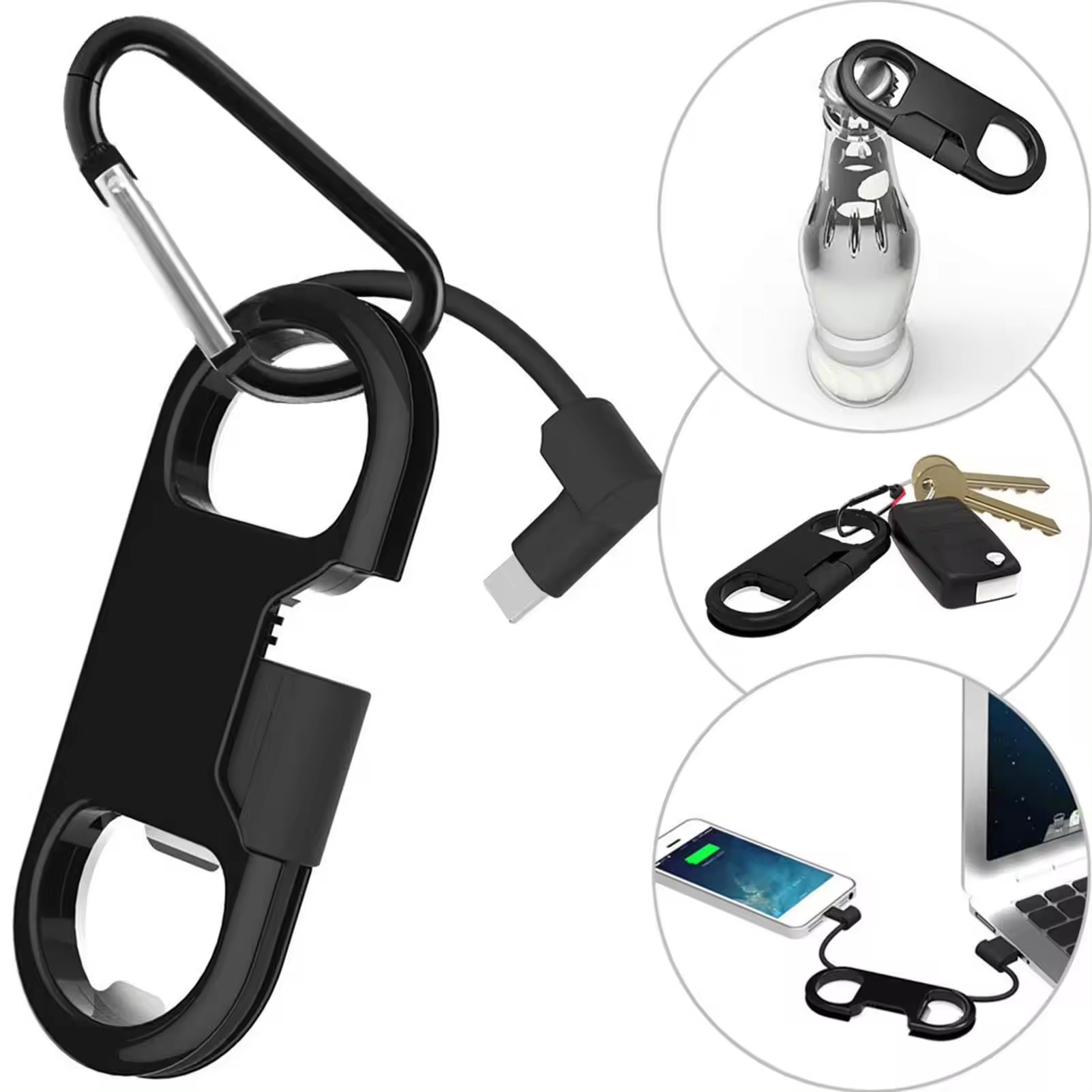 3 in 1 USB Charging Cable With Bottle Opener 1