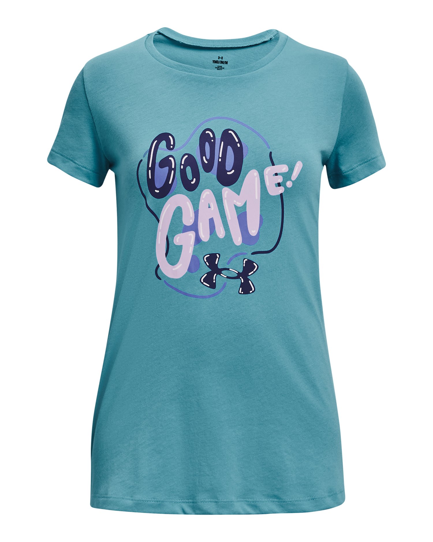 UA Good Game Girls' Short Sleeve 3