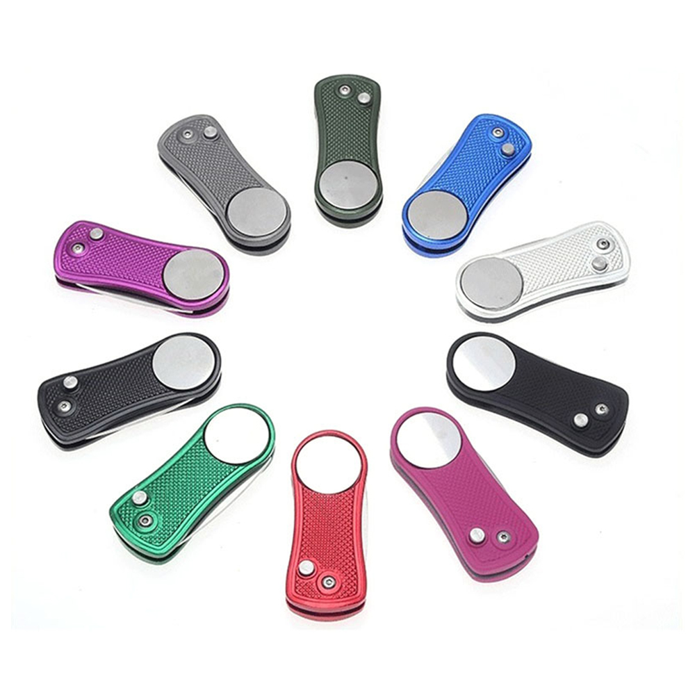 Metal Foldable Golf Divot Tool