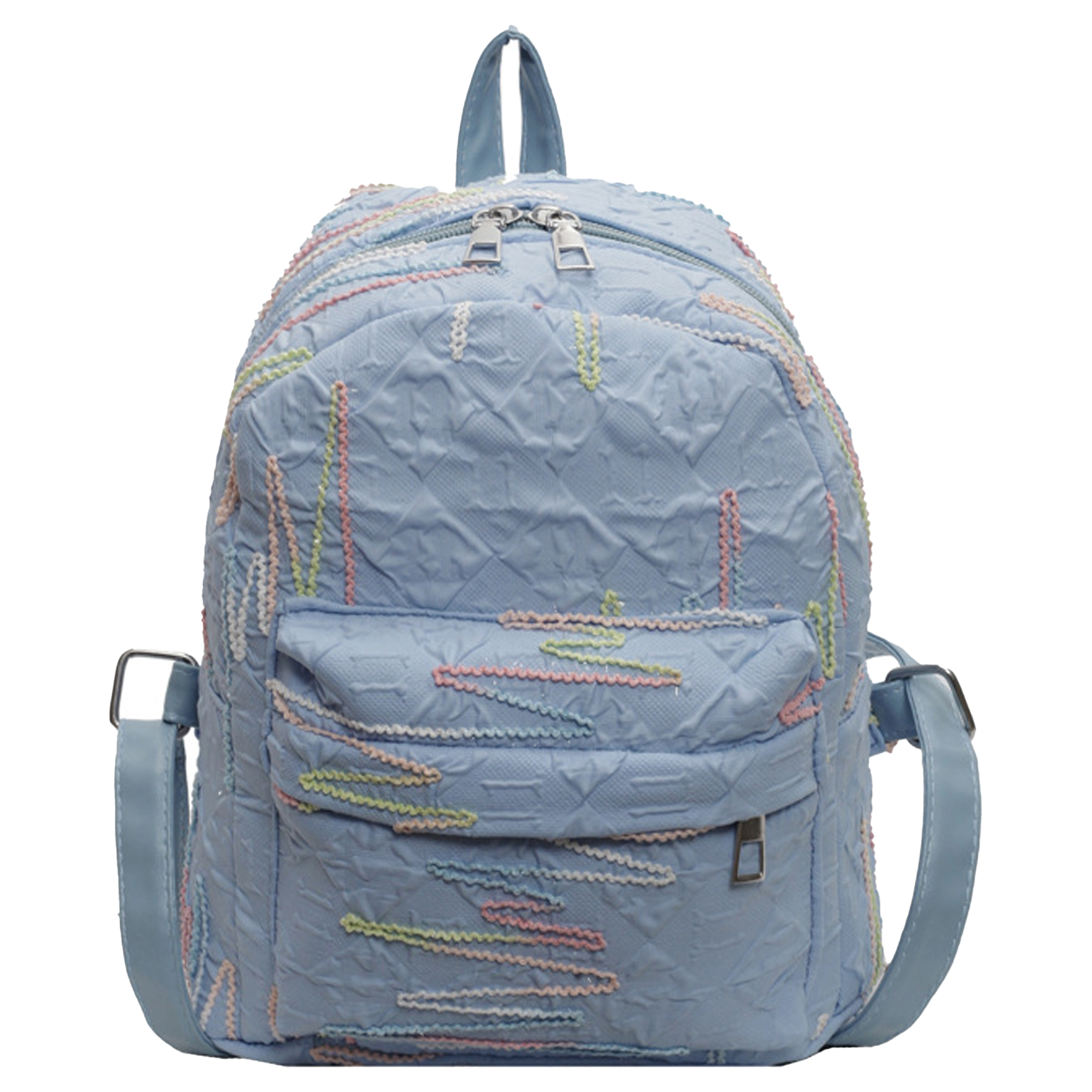 Polyester Simple And Stylish Backpack 2