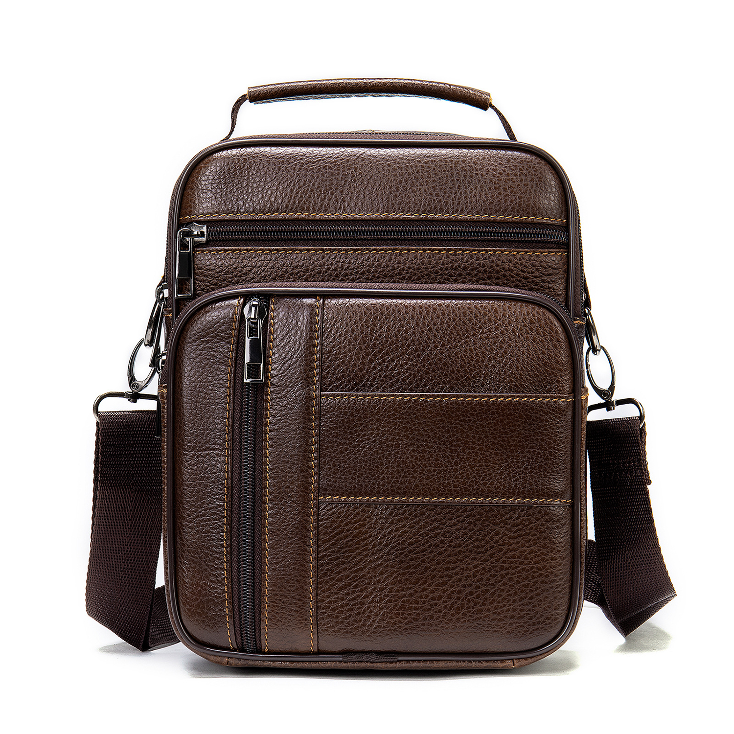 Genuine Leather Crossbody Bags for Men 5