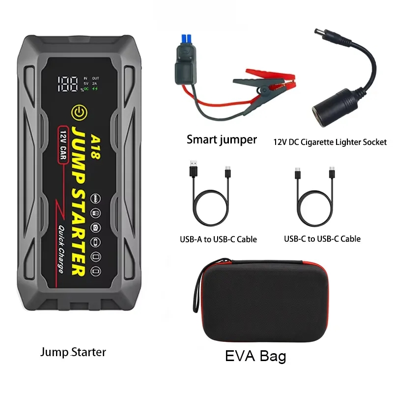 12V Car Battery Charge Jump Starter 7