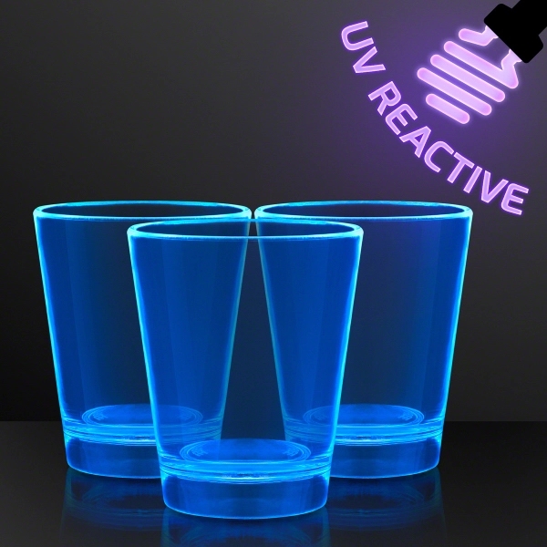 1.5 oz. UV Reactive Glow Shot Glasses 13