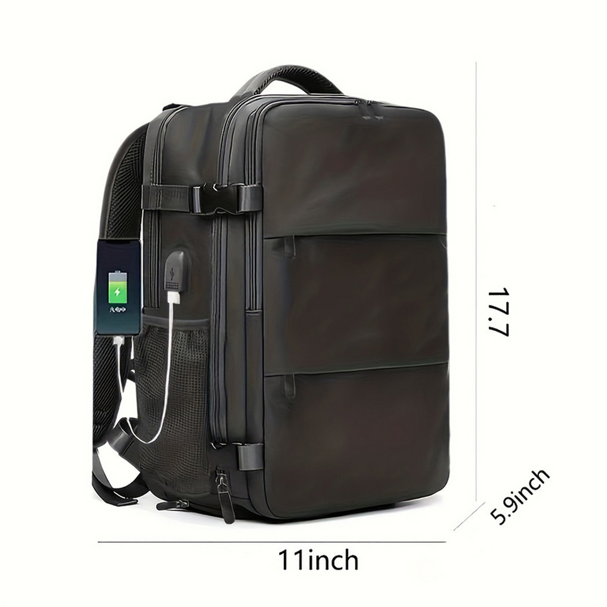 Multi-compartment high-capacity travel backpack 6