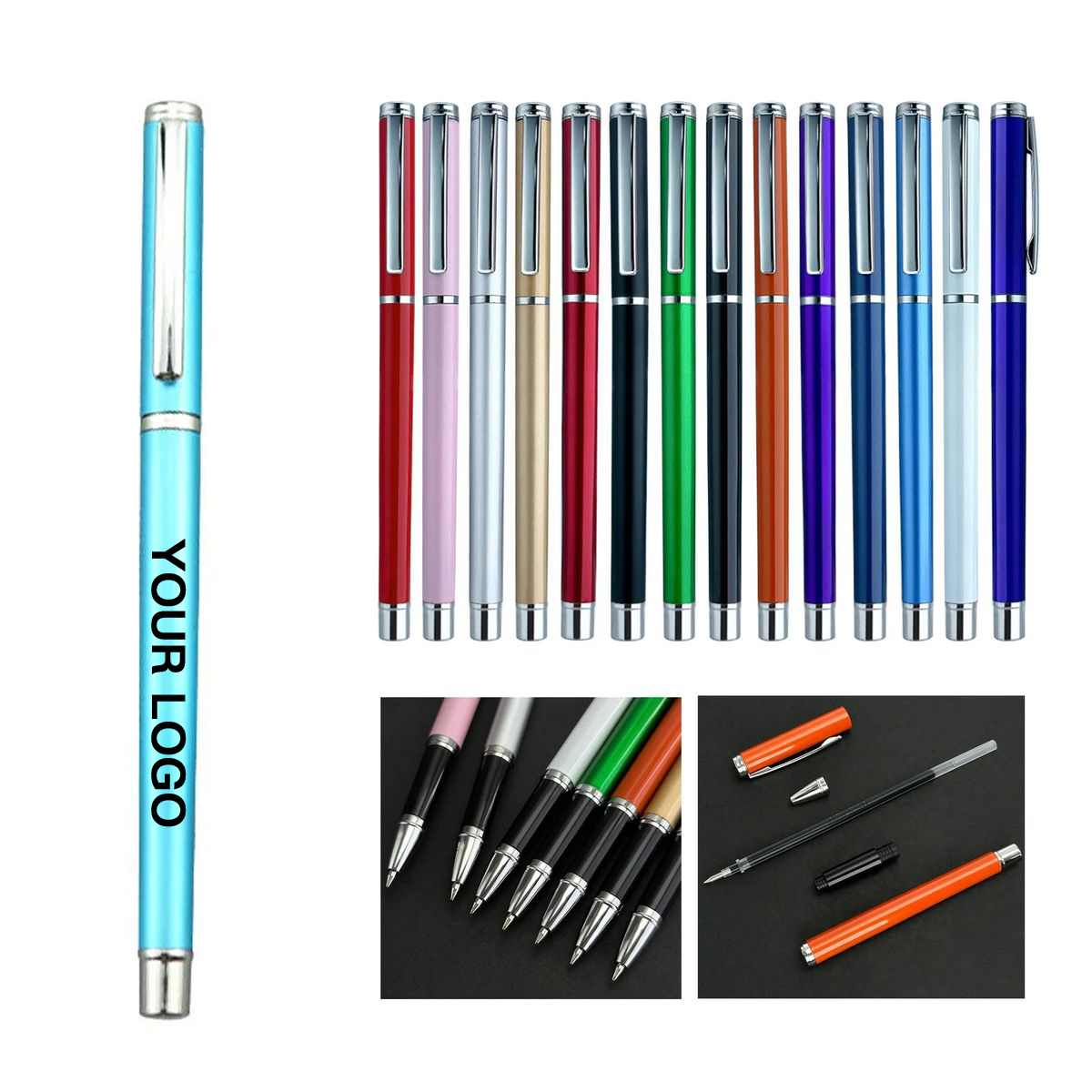 Plastic Metal Gel Pen For Everyday Use 2