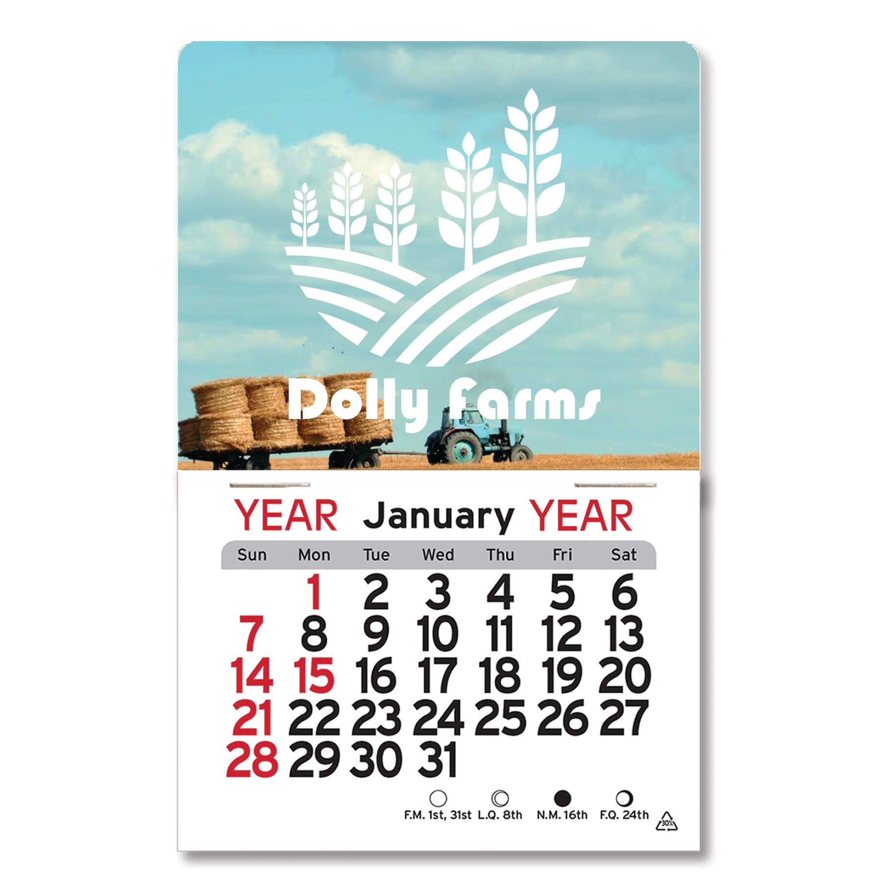 Adhesive Peel-N-Stick® Calendar - Billboard 6