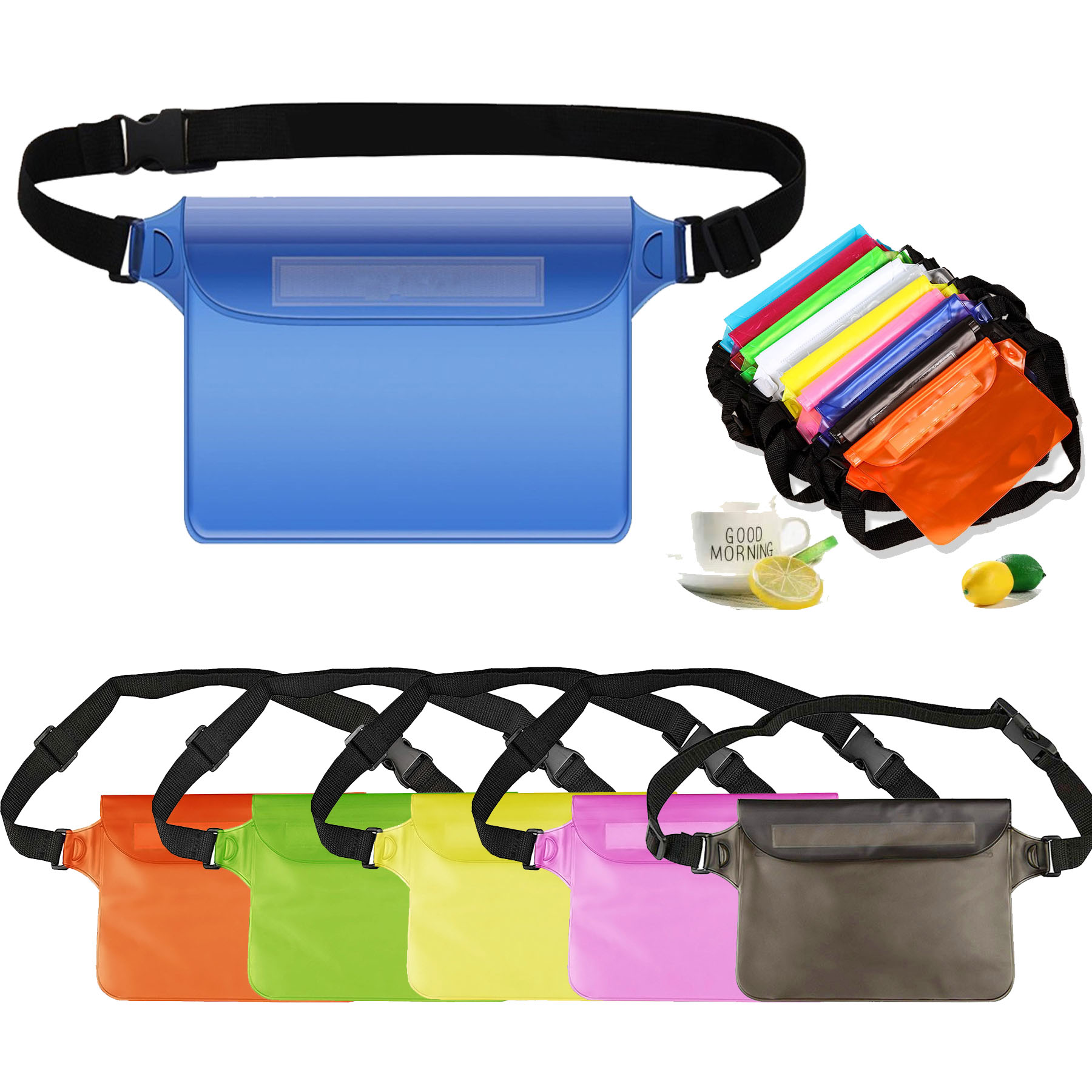 PVC Waterproof Transparent Waist Bag 2