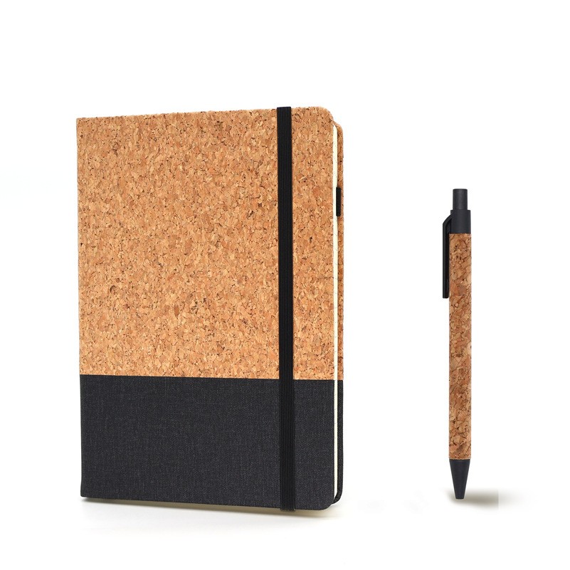 A5 Cork Wood Cover Notebook With Cork Pen 2