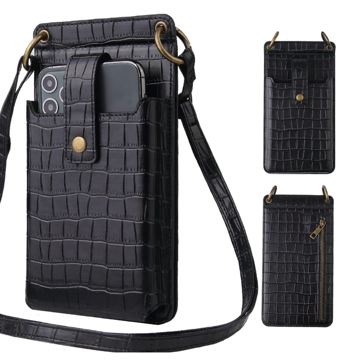 Lightweight Mini Shoulder Bag Purse w/ Credit Card Slots 3