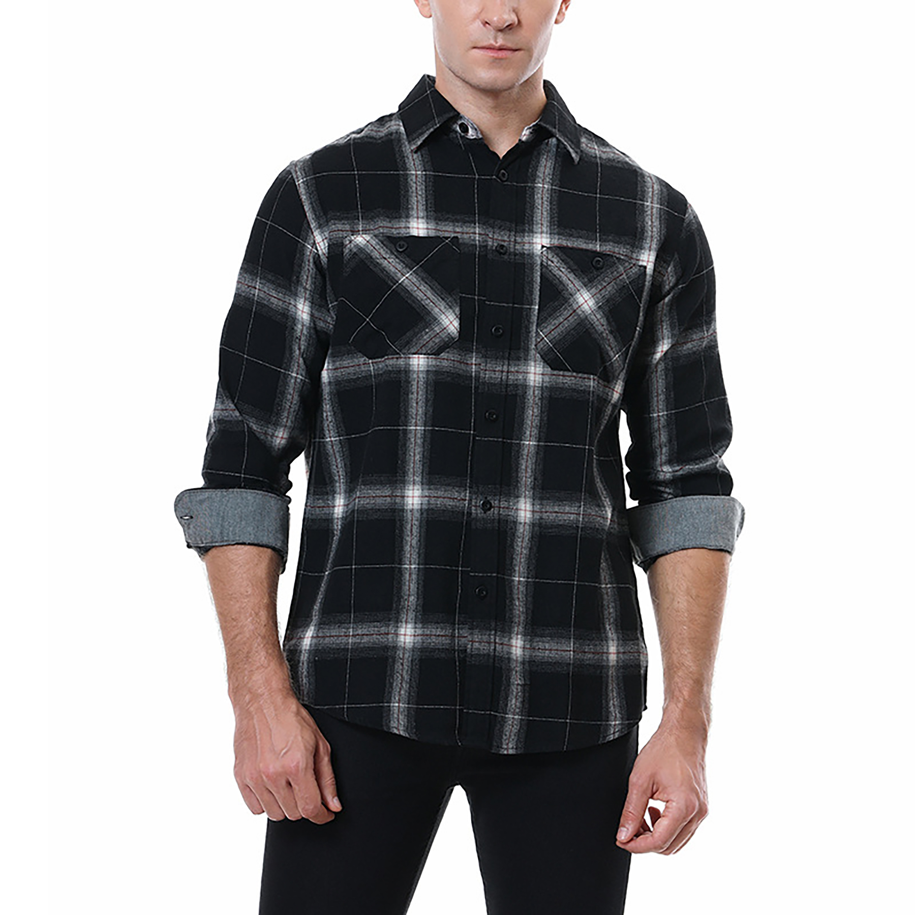 Men's Flannel Plaid Shirt 16