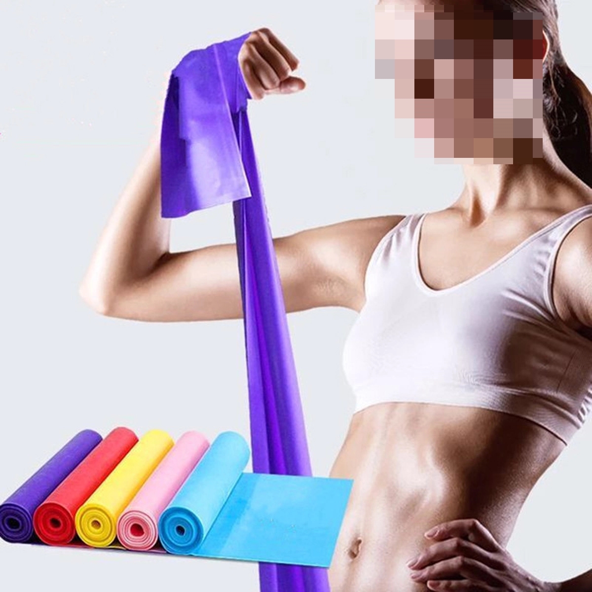 Yoga Resistance Bands Professional Latex Elastic 4