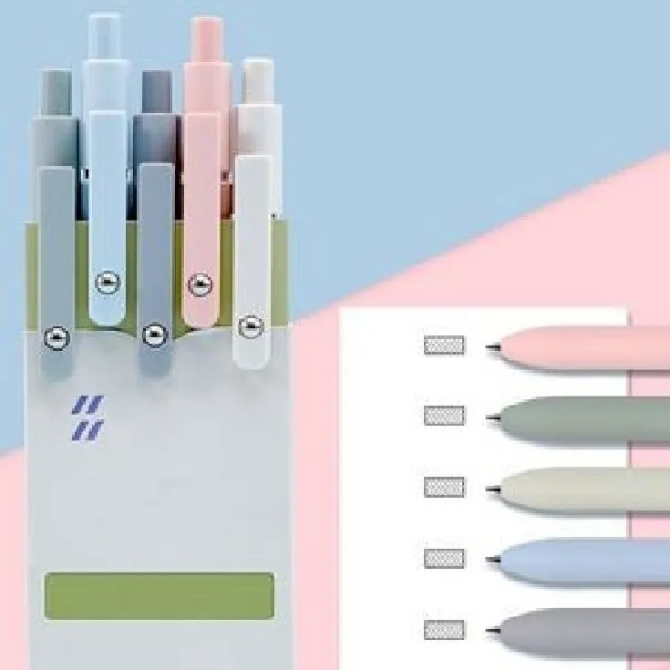 Click-Action Neutral Pen 5-In-1 Set 4