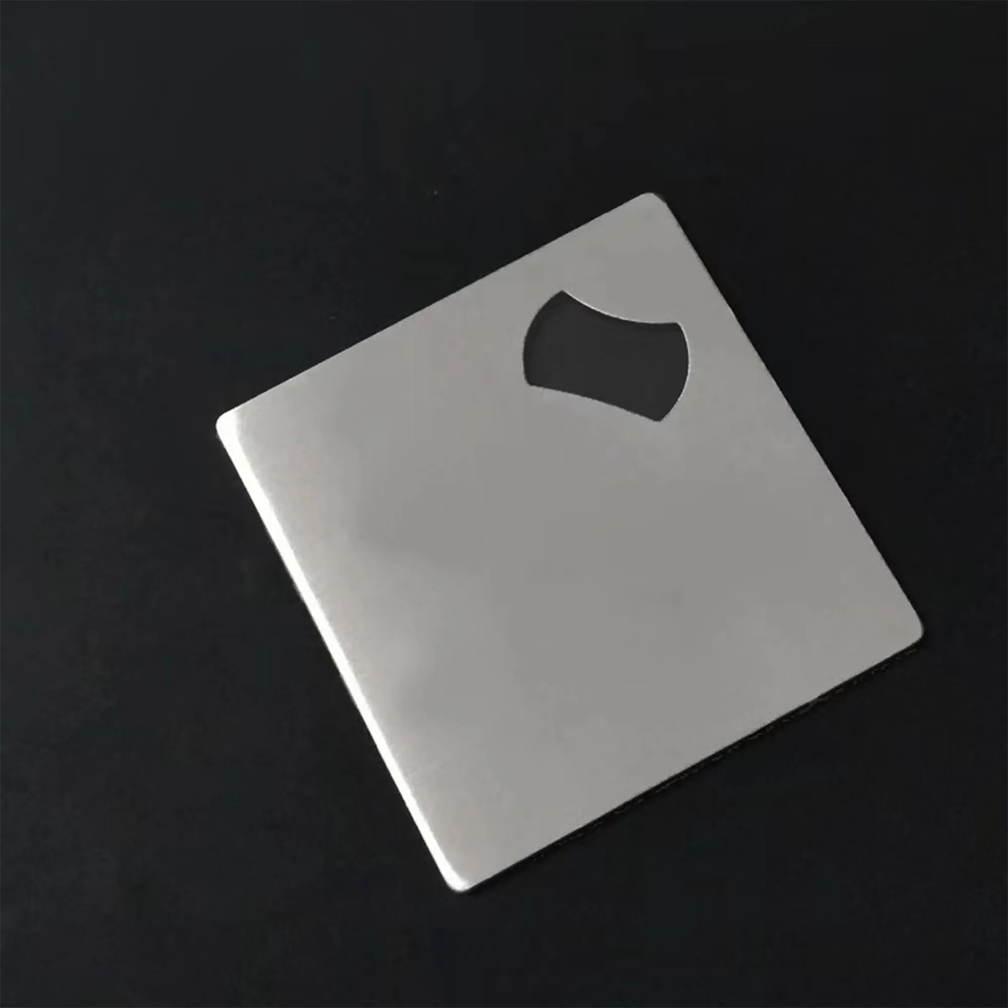 Stainless Steel Cube Coaster Bottle Opener Can Be Customized 3