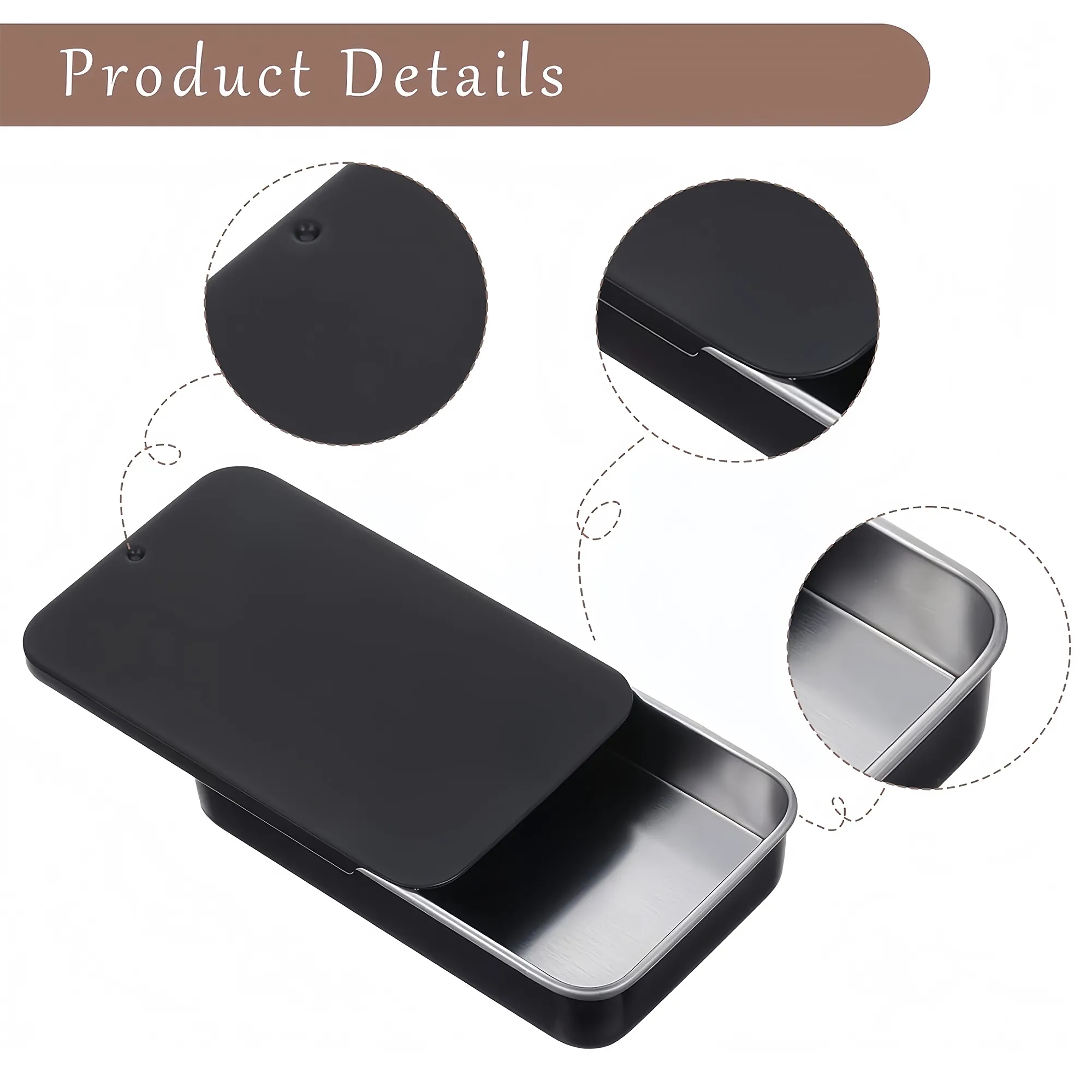 Sliding Lid Tin Box 4