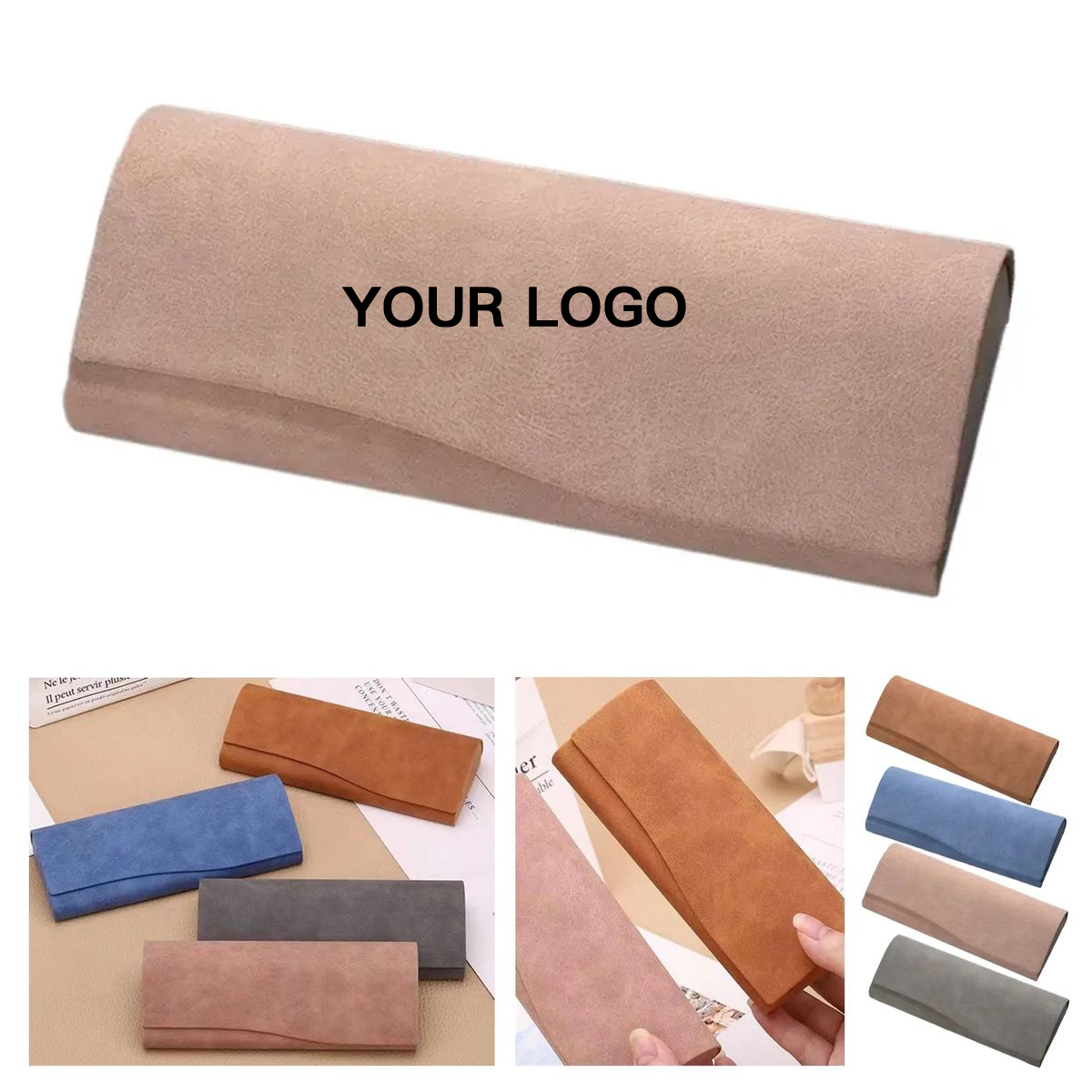 Premium Leather Sunglass Case with Protective Shell 3