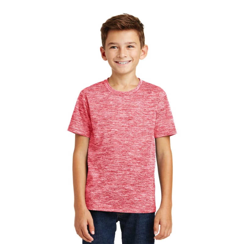 Sport-Tek Youth PosiCharge Electric Heather Tee. 2