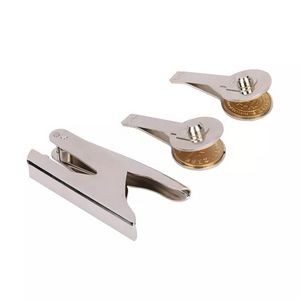 Stainless Steel Portable Metal Embossing Stamp 1