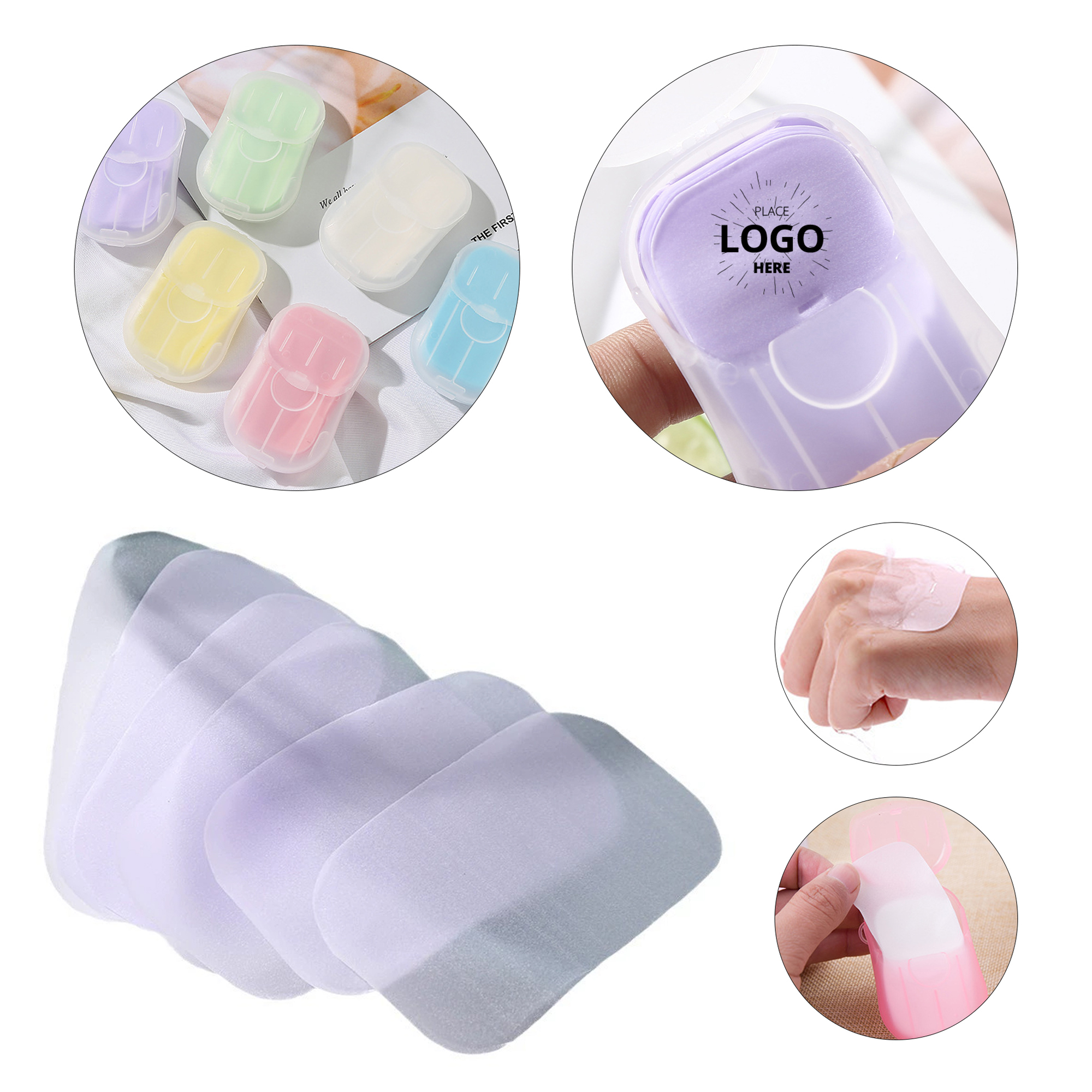 Disposable Portable Paper Soap Sheets 2