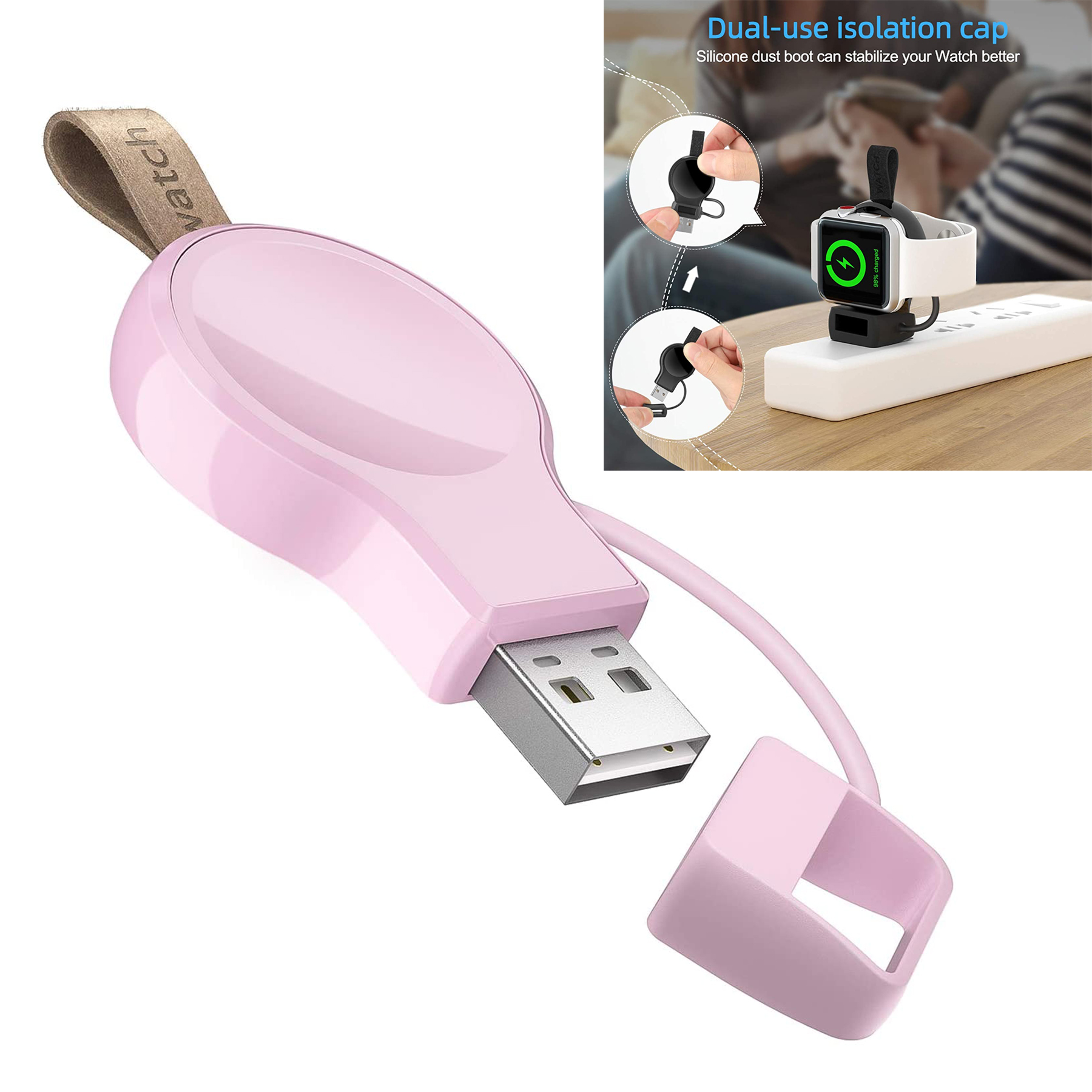 Portable Watch USB Wireless Charger 2