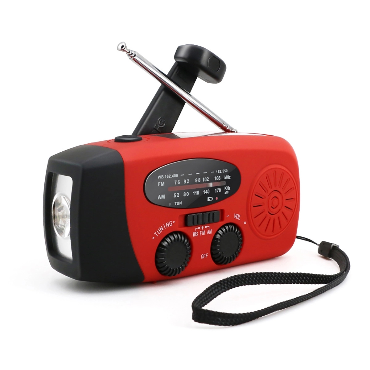 Emergency Hand Crank Radio With Led Flashlight 3
