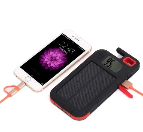 4000mA solar energy power bank 5