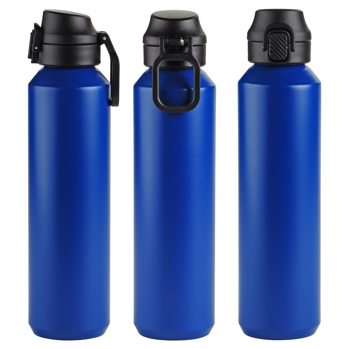 Nexus 27 oz Recycled Aluminum Bottle with Flip-Top Lid and Carabiner 43