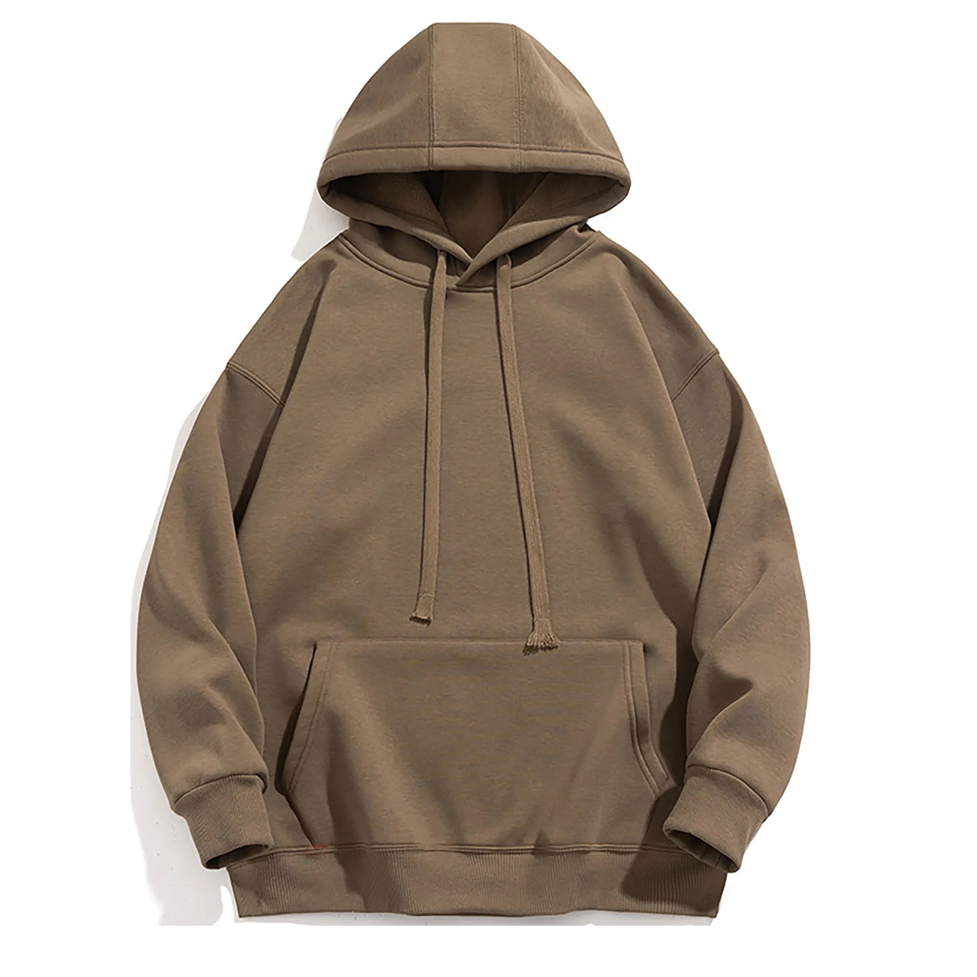 Custom Thicken Fleece Hoodie with Pocket Low Moq, custom hoodie or sweatshirt with logo imprint 8