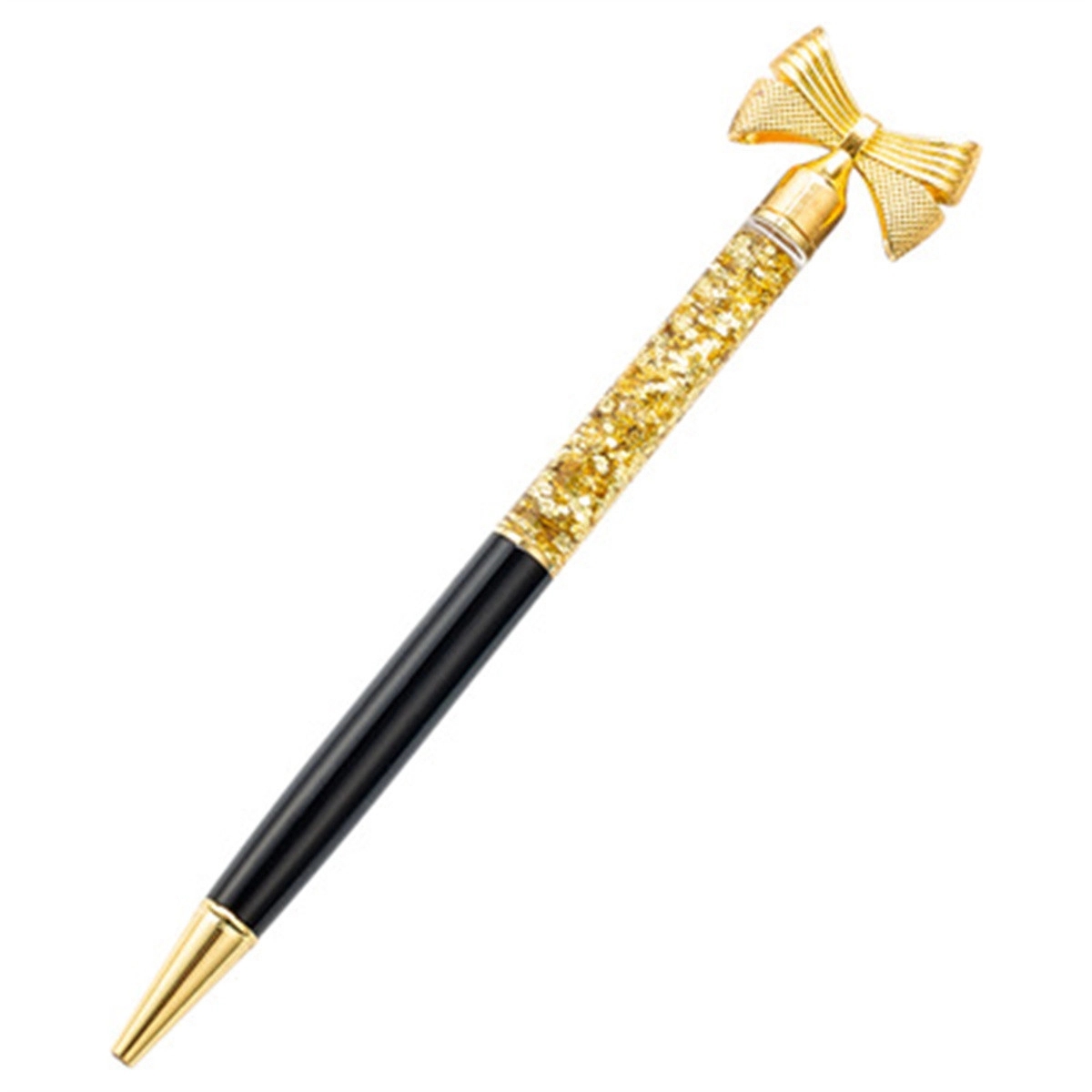 Cute Bow Liquid Glitter Oil Creative Ballpoint Pen 5