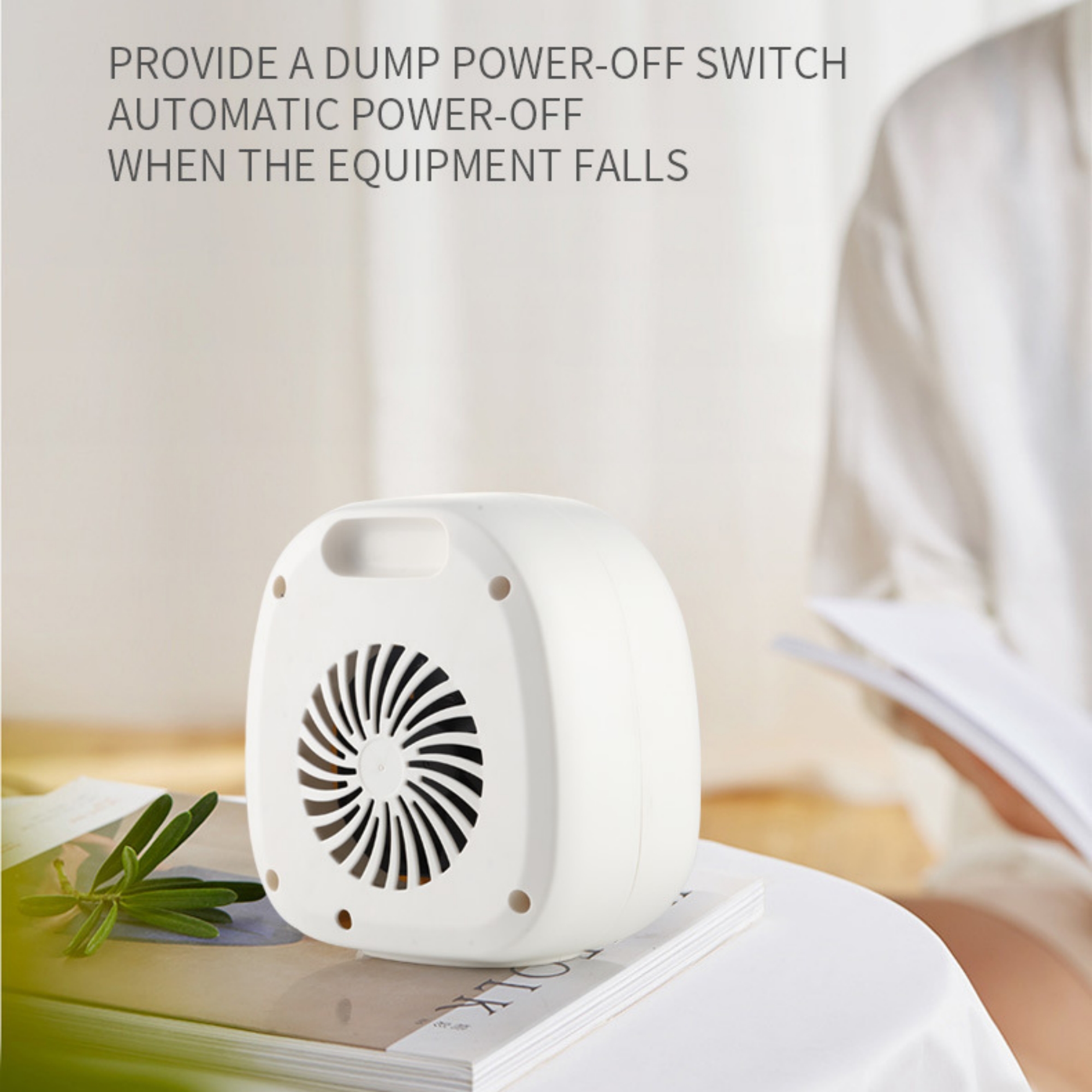 Mini Desk Heater Fan 2