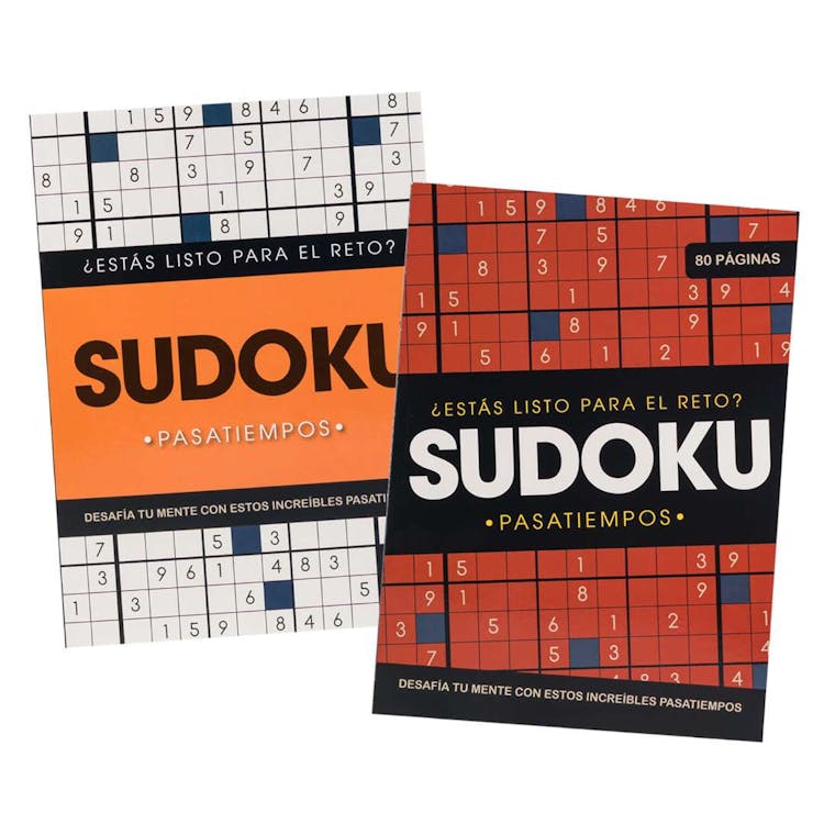 Spanish Sudoku Puzzle Books - 80 Pages Two Titles 1