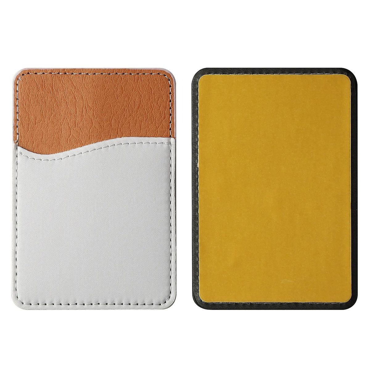 Adhesive Leather Card Holder for Phone Backs 8