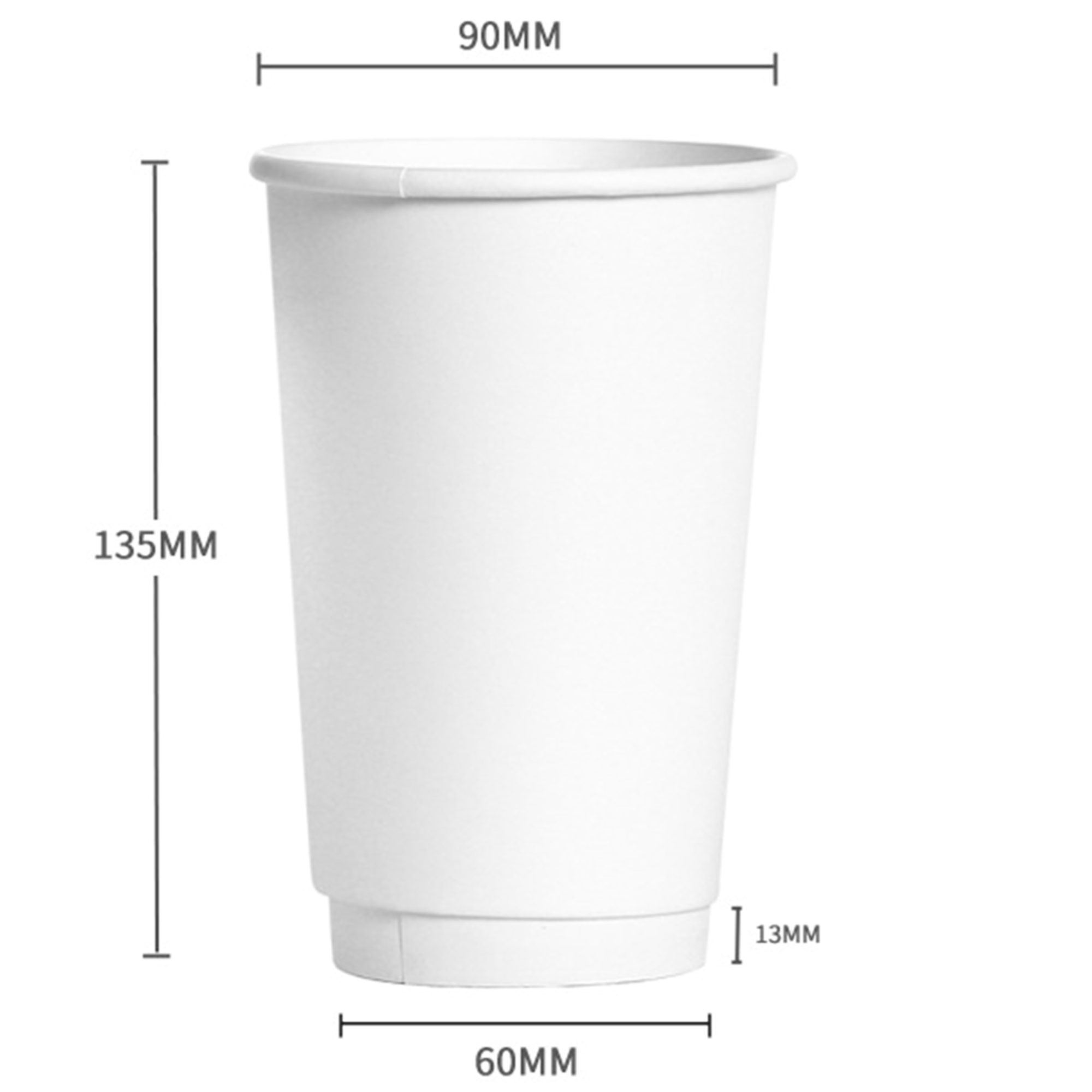 16 Oz. Disposable Coffee Cup w/Lid 2